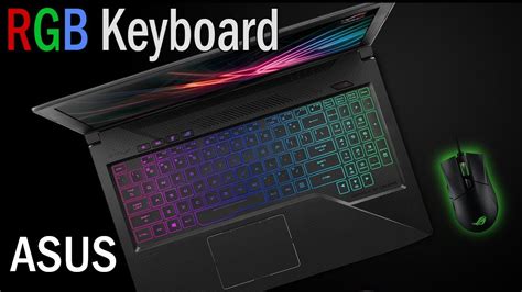 How To Setup Keyboard Rgb Lighting Effect On Asus Gaming Laptops Youtube
