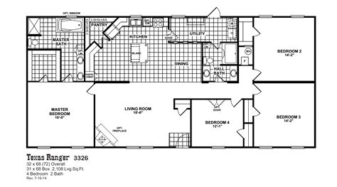 Found a plan i could not live without at oakcreek. Texas Ranger 3326 | Floor plans, One level house plans, Oak creek homes