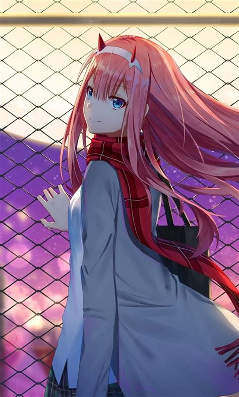 1280x2120 Zero Two Darling In The Franxx Iphone Backgrounds And