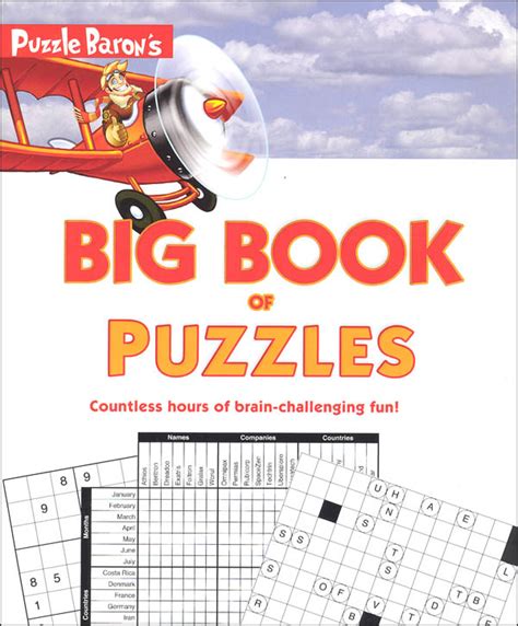 You can print these logic puzzles in colorful pdf format. Puzzle Baron's Big Book of Puzzles | Alpha Books ...