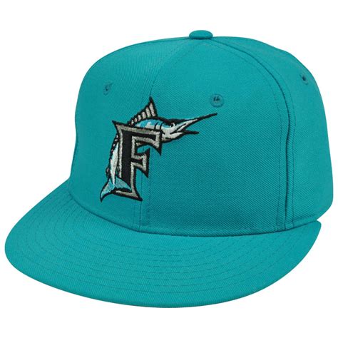 Shop trendy marlins bucket hats or throwback miami marlins hats for a unique twist to your game day attire. New Era 59Fifty MLB Florida Miami Marlins Vintage Fitted ...