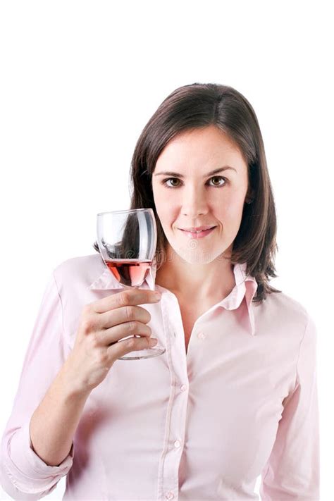 Business Woman Holding A Glass Of Wine Stock Image Image Of Liquid Female 38367247