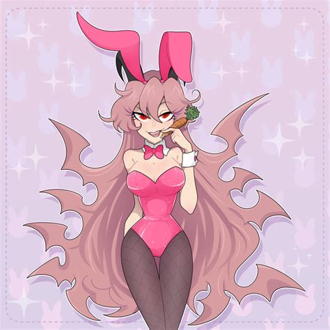 Rule 34 1girls Bunny Ears Bunnysuit Carrot Demon Demon Girl Demon Horns Demon Wings Fake