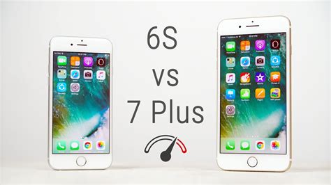 Silver, gold, rose gold and space grey. iPhone 6s vs iPhone 7 Plus Speedtest Comparison! - YouTube