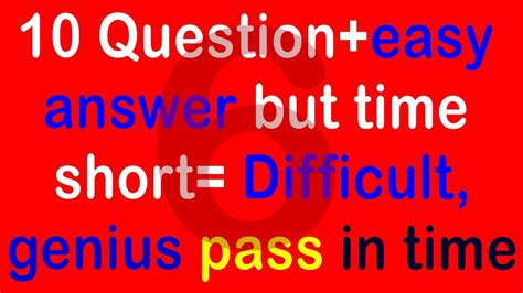 Real Iq Test Question And Answer How Smart Your Iq Intelligence