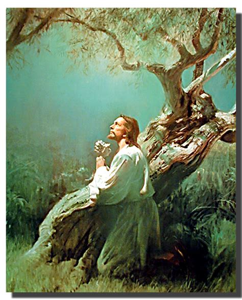 Christs Prayer At Gethsemane Poster Religious Posters Spiritual
