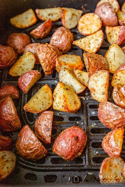 Air Fryer Roasted Potatoes Amanda S Cookin Air Fryer Recipes