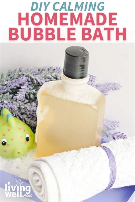 how to make bubble bath easy calming homemade bubble bath recipe