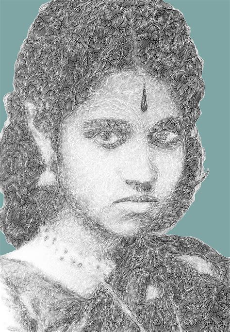 Portrait Of Mata Amritanandamayi Amma Dr J M Dp