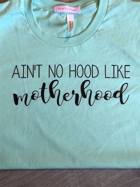 Aint no hood like motherhood / motherhood shirt / mom ...