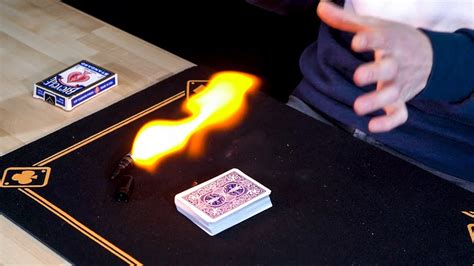 Trucos De Magia Con Fuego Magia Cardistry YouTube