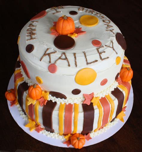 Fall Birthday Cake Fall Birthday Cakes Fall Birthday Parties Pumpkin