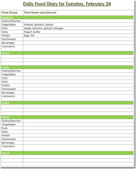 Click on the text/hyperlink just below this paragraph (but above the green print/pdf button) to access the free downloadable food and symptom diary in pdf format. Food Diary / Log / Journal Templates