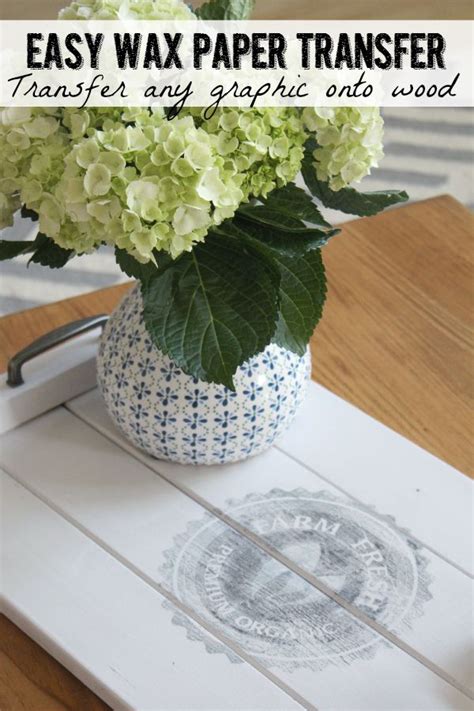 How To Transfer Images Using Wax Paper Clean And Scentsible
