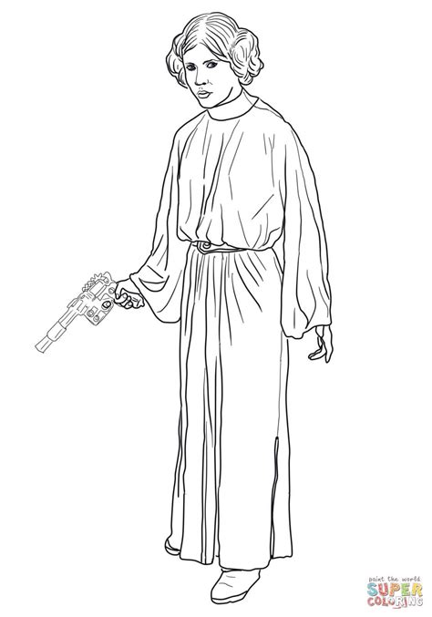 Gianna, jordan and i had a great time together while creating this book. Coloring Page Princess Leia | Star wars, Chewbacca, Darth ...