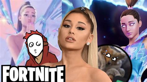 Ariana Grande Gose Nude In The Fortnite Event Small T1tes Youtube