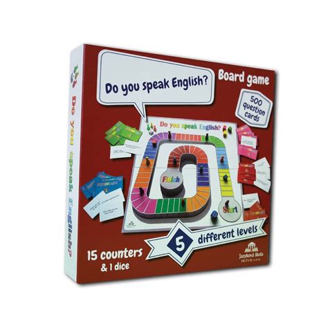 Board Game For Learning And Teaching English Bratislava