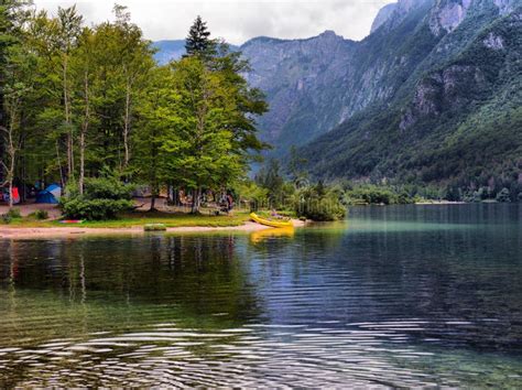 Panoramic View Of Lake Bohinj The Largest Permanent Lake In Slovenia