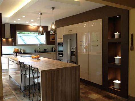 Cuisine avec ilot central pour manger. Luxury Cuisine Americaine Avec Ilot Centrale Pour Manger ...