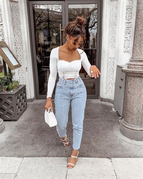 Mom Jeans In Spring Fashion Inspo Outfits Outfits Fashion