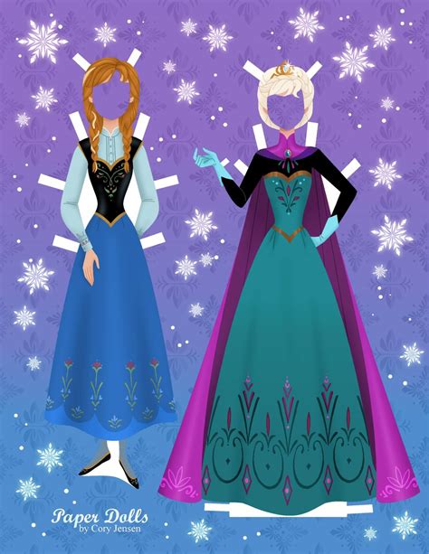 Free Printable Frozen Paper Dolls Get What You Need For Free