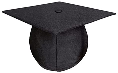Tnghui Unisex Matte Adult Graduation Cap Only Black Pricepulse
