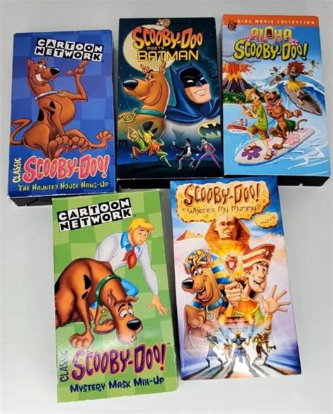 Lot Of Scooby Doo Vhs Tapes Warner Brothers Cartoon Network Movie Collection Picclick