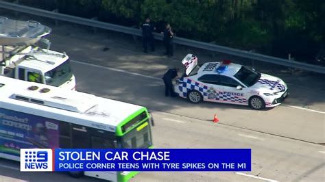 9 news gold coast police arrest teens following pimpama police chase