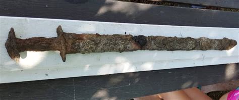 8 Year Old Girl Discovers Medieval Sword In Swedish Lake