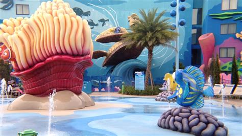 Disneys Art Of Animation Resort Finding Nemo Pool Part 1 Youtube