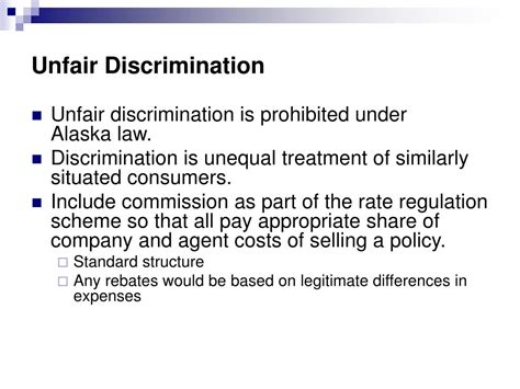 U of michigan law & econ research paper insurance companies are in the business of discrimination. PPT - Rebates, Nondiscrimination and Compensation PowerPoint Presentation - ID:6017269