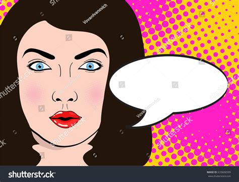 closeup of sexy open female mouth with pink royalty free stock vector 633606599