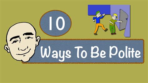 10 Ways To Be Polite English Speaking Practice Esl Efl Youtube