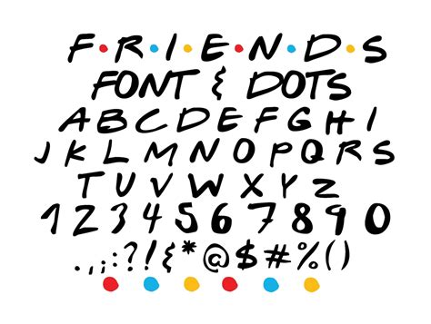 Friends Friends Font Friends Tv Show Friends Tv Show Etsy