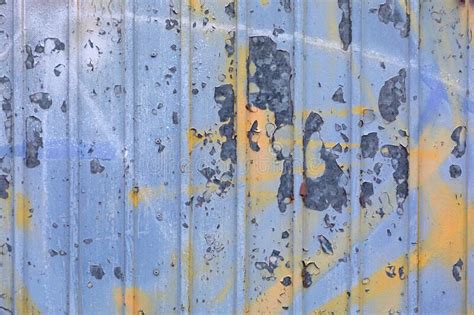 Paint Peeling Off Corrugated Metal Photos Free And Royalty Free Stock