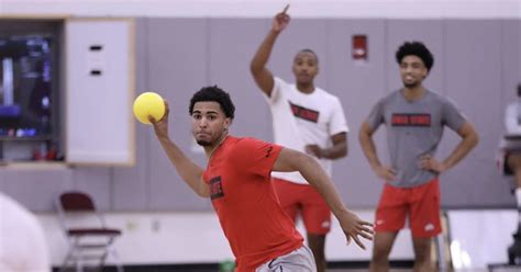 Watch Ohio State Hoops Coaches Surprise Players With Dodgeball