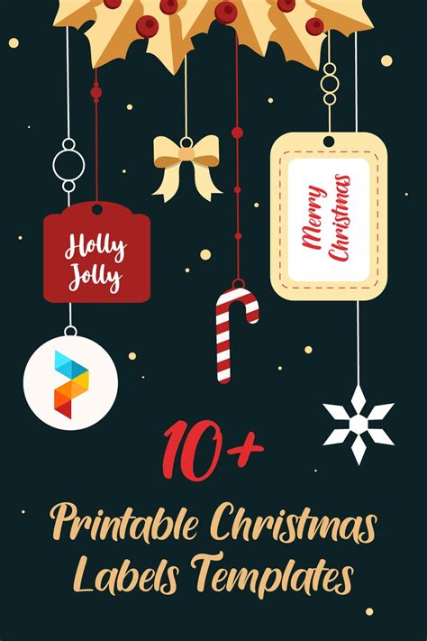10 Best Free Printable Christmas Labels Templates PDF For Free At