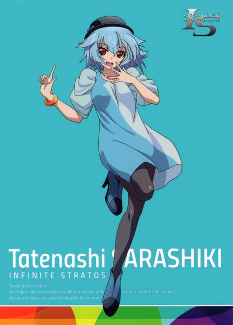 Sarashiki Tatenashi Infinite Stratos Absurdres Highres Official Art 10s 1girl Blue Hair