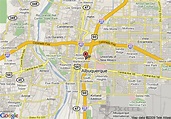 Map of Embassy Suites Hotel Albuquerque, Nm, Albuquerque