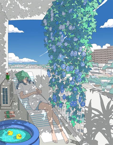 Veranda Anime Scenery Aesthetic Art Anime Scenery Wallpaper