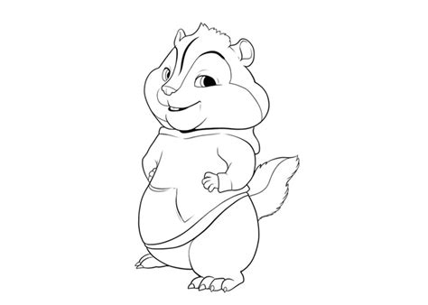The Chipettes Jeanette Coloring Pages