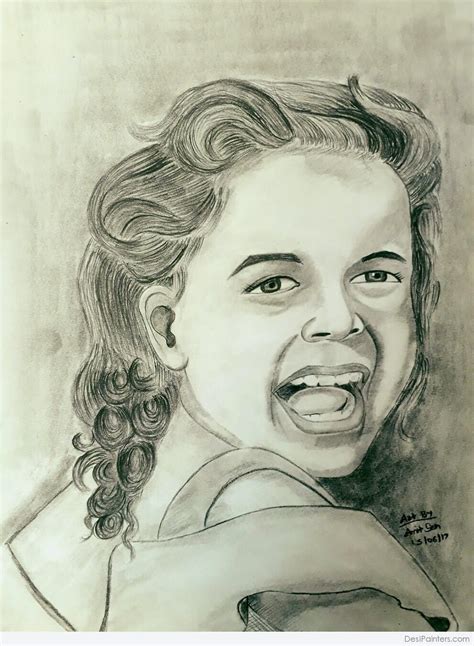 Pencil Sketch Of Cute Girl