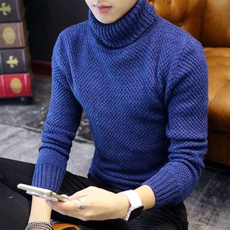 Nouvelle collection pull homme oxbow. Winter Mens Turtleneck Sweaters Pullovers Clothing Warm ...