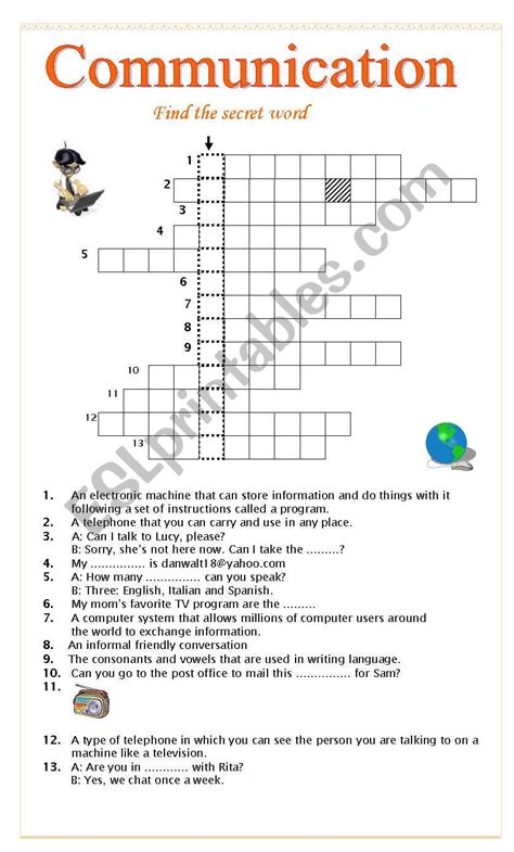 Printable Communication Worksheets