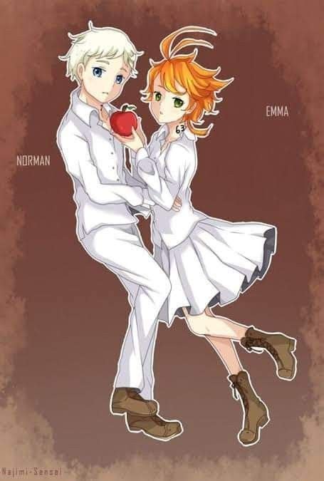 Norman And Emma Neverland Art Neverland Manga Pictures