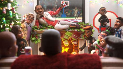 Lebron James Is Lying On Decoration Table With Sprite