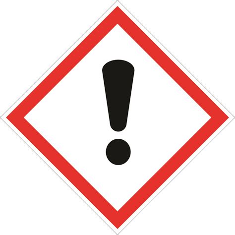 GHS07 Hazardous Substance Symbol Harmful 10x10 Products Traconed