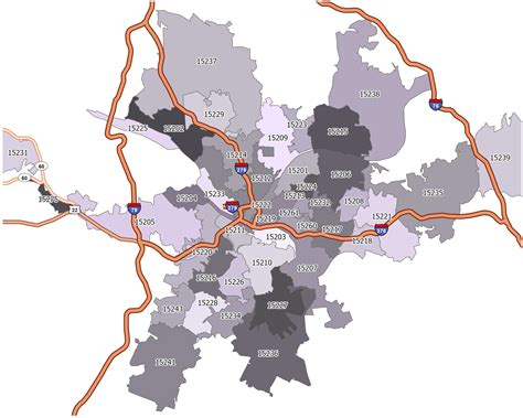 Pittsburgh Zip Code Map GIS Geography The Best Porn Website