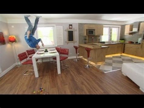 Even the furniture inside was. Austria: in an upside down house - No comment - YouTube