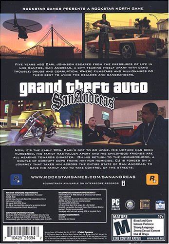 Grand Theft Auto San Andreas Dvd Rom Pc By Take Two Interactive Hot